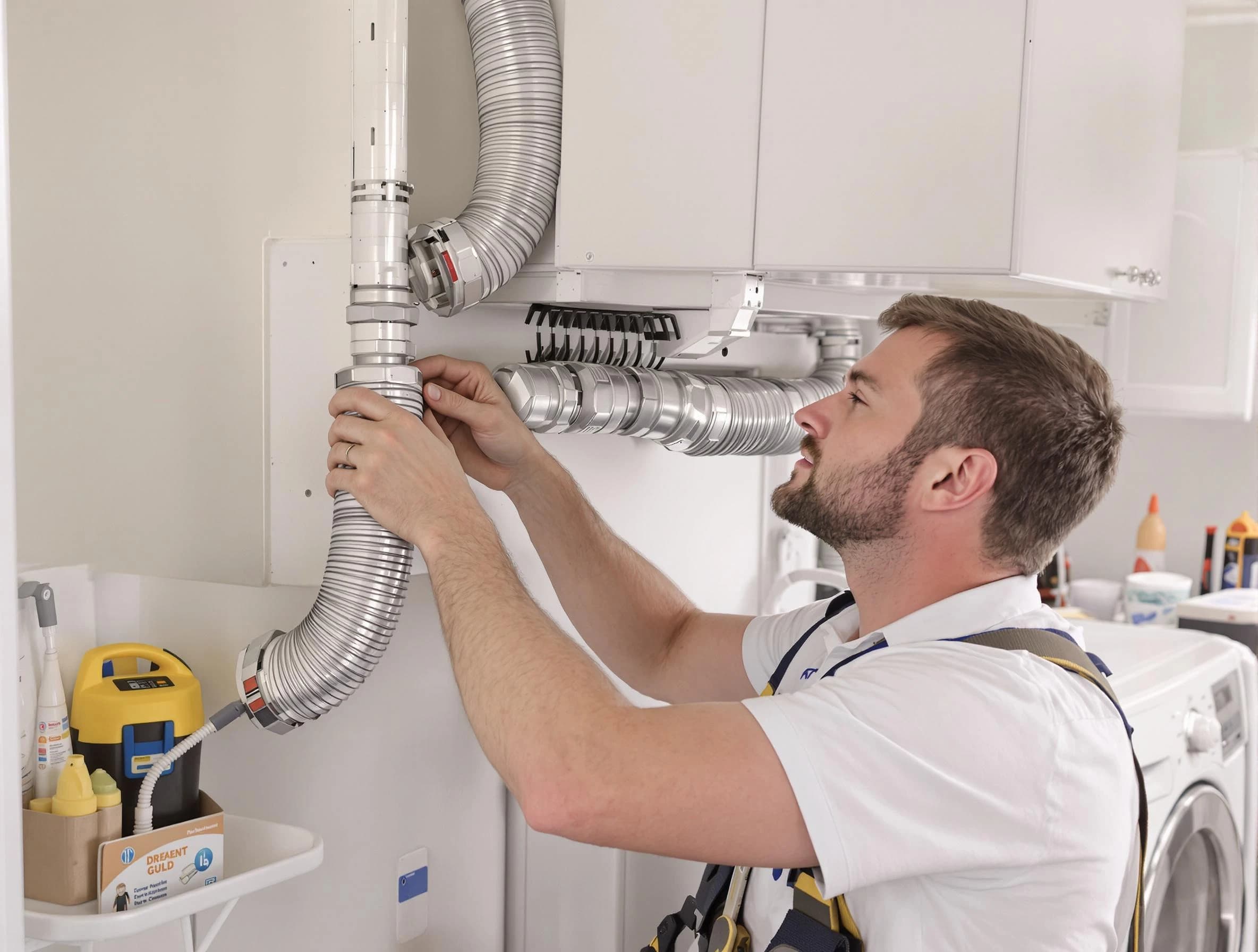 Professional dryer vent repair and installation by North Salt Lake Dryer Vent Cleaning in North Salt Lake