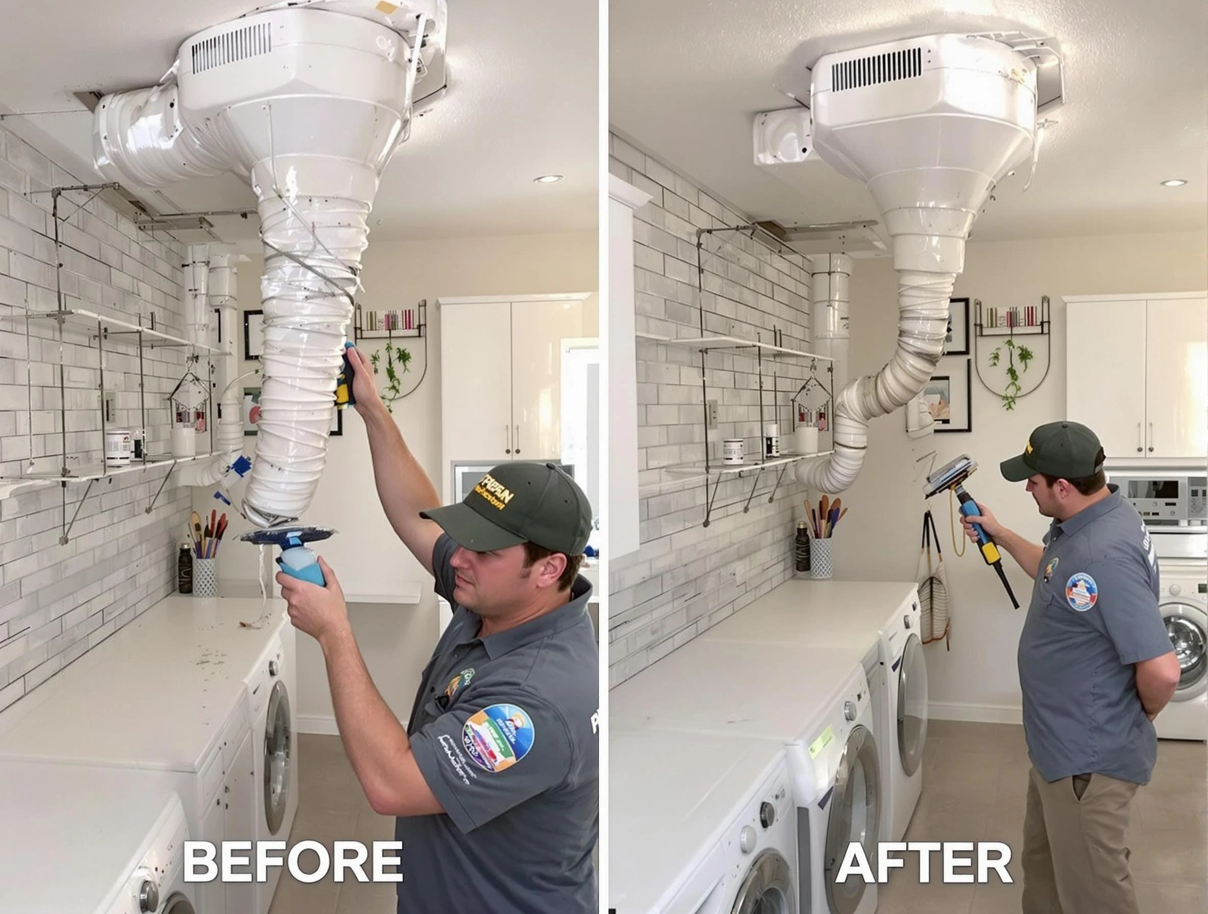Professional dryer exhaust vent cleaning by North Salt Lake Dryer Vent Cleaning in North Salt Lake