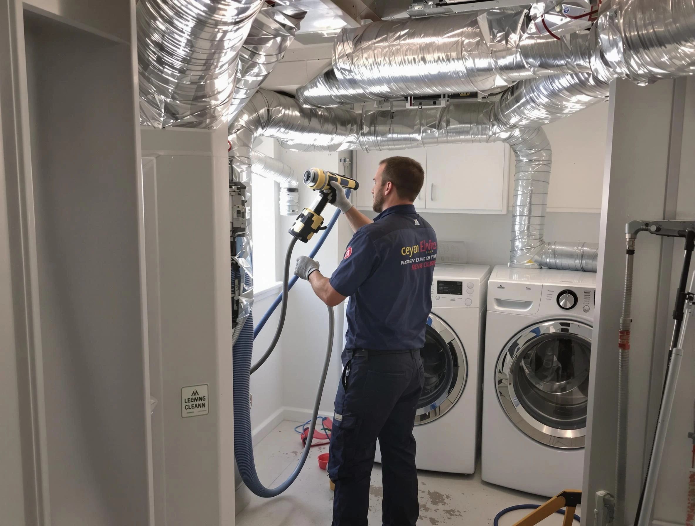 North Salt Lake Dryer Vent Cleaning specialist using advanced equipment for thorough duct cleaning in North Salt Lake