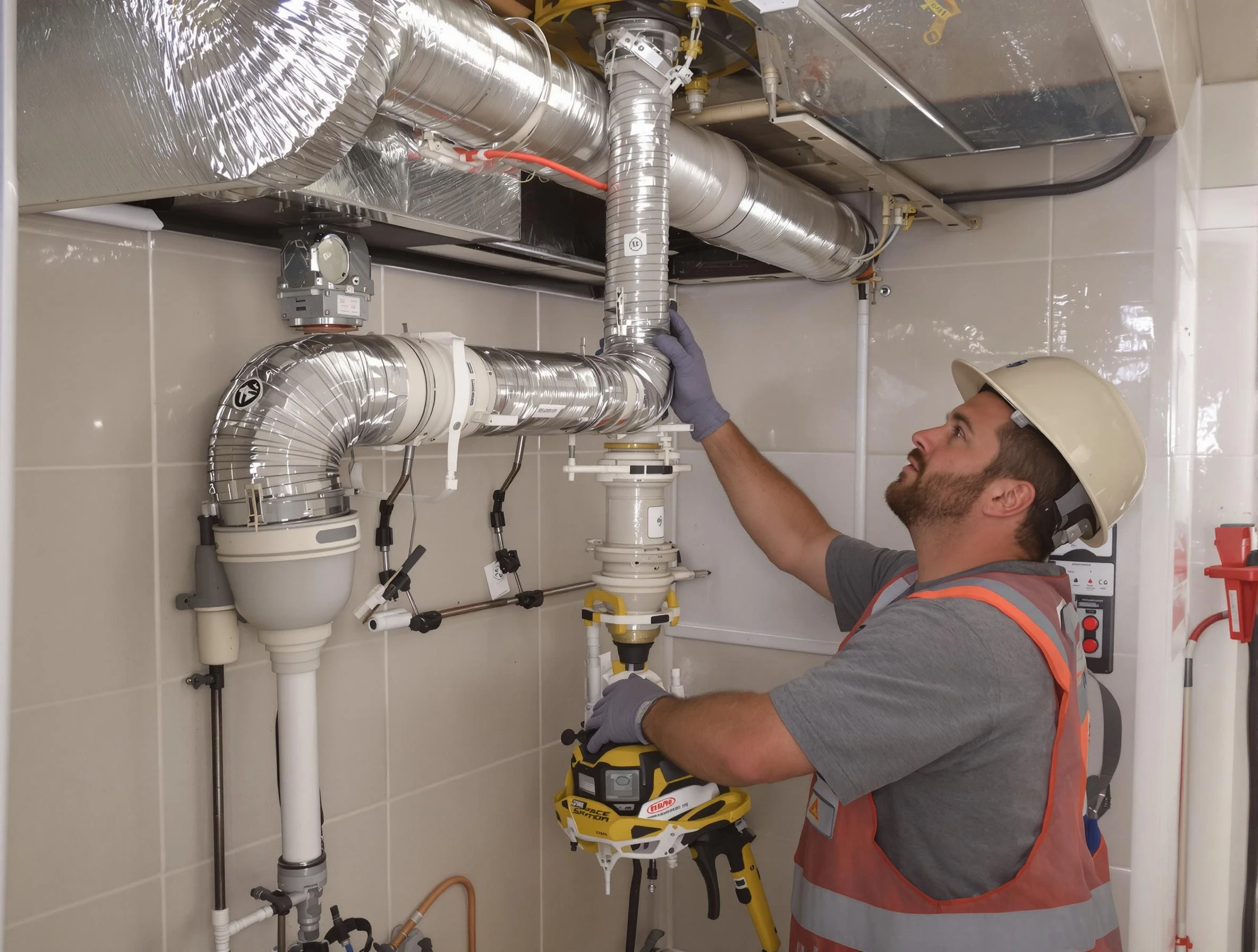 North Salt Lake Dryer Vent Cleaning expert performing professional dryer vent repair and installation in North Salt Lake